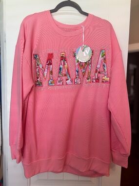 Sugar Swan Strawberry Shortcake Mama Crew XXL